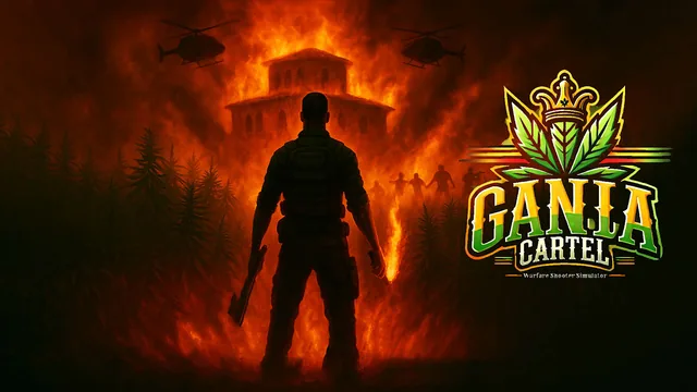 Capa de Ganja Cartel: Warfare Shooter Simulator