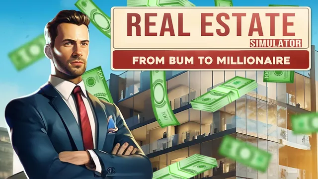 Capa de REAL ESTATE Simulator - FROM BUM TO MILLIONAIRE