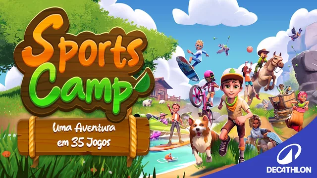 Capa de Sports Camp: Uma Aventura em 35 Jogos