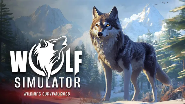 Capa de Wolf Simulator 2025: Wild RPG Survival