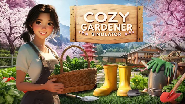 Capa de Cozy Gardener Simulator