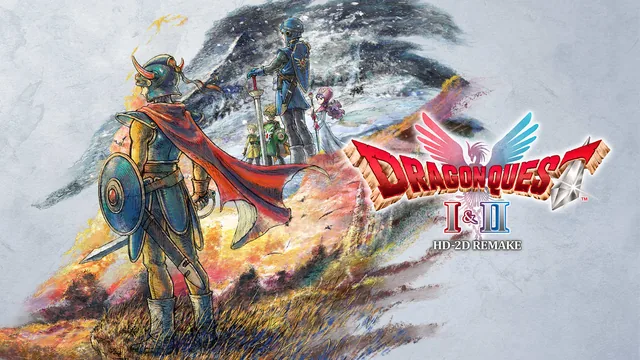 Capa de DRAGON QUEST I & II HD-2D Remake