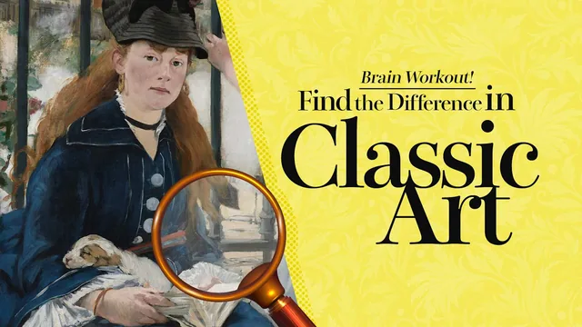 Capa de Brain Workout! Find the Difference in Classic Art