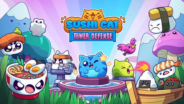 Capa de Sushi Cat - Tower Defense