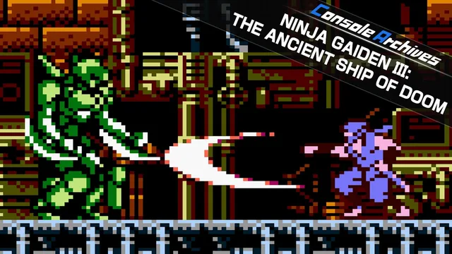 Capa de Console Archives NINJA GAIDEN III: THE ANCIENT SHIP OF DOOM