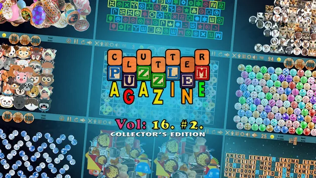 Capa de Clutter Puzzle Magazine Vol. 16 No. 2 Collector's Edition