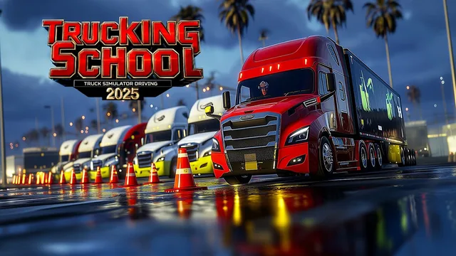 Capa de Trucking School: Truck Simulator Driving 2025
