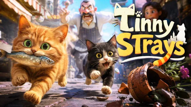 Capa de TINNY STRAYS