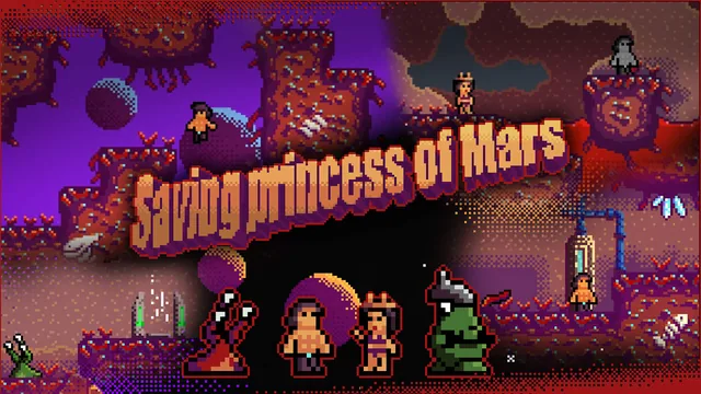 Capa de Saving Princess Of Mars
