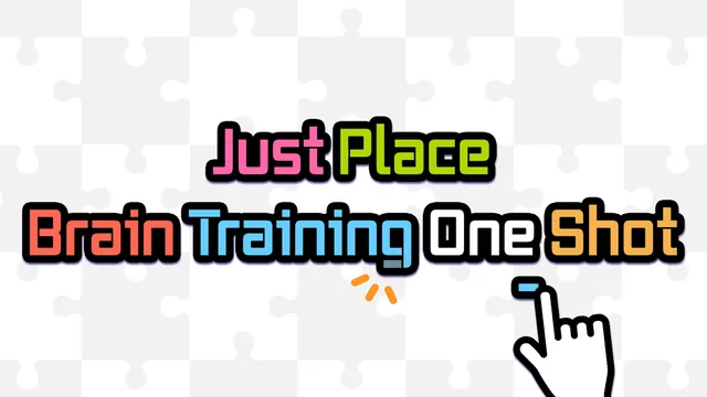Capa de Just Place Brain Training One Shot