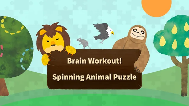 Capa de Brain Workout! Spinning Animal Puzzle