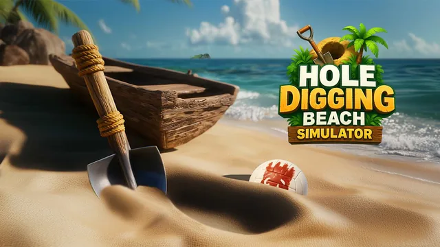 Capa de Hole Digging Beach Simulator