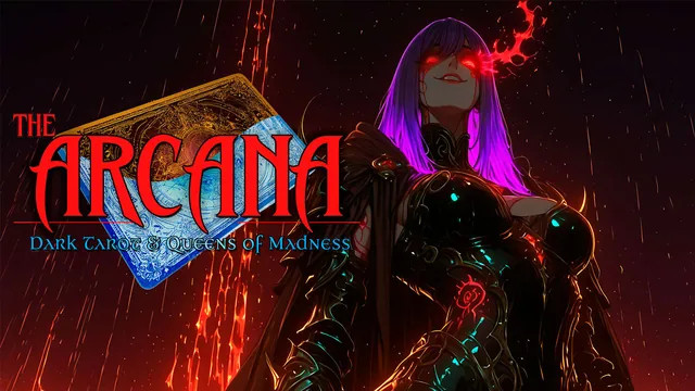 Capa de The Arcana: Dark Tarot & Queens of Madness