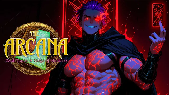 Capa de The Arcana: Dark Tarot & Kings of Madness