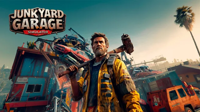 Capa de Junkyard Garage Simulator