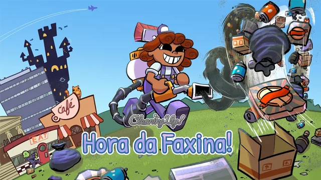 Capa de Hora da Faxina! (Cleaning Up!)