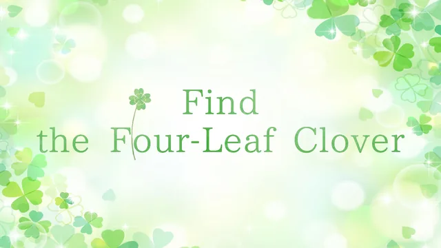 Capa de Find the Four-Leaf Clover