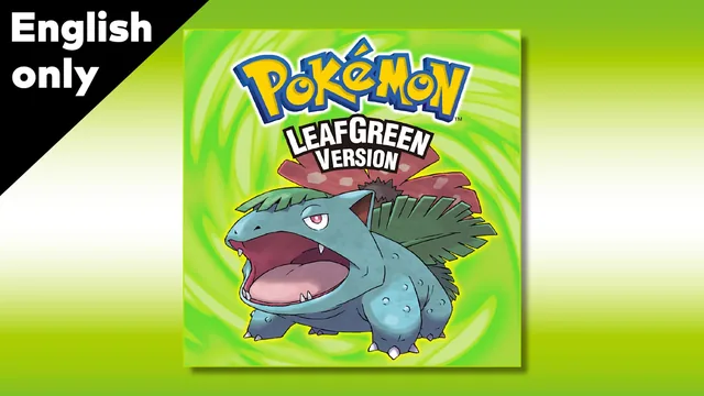 Capa de (Inglês) Pokémon LeafGreen Version