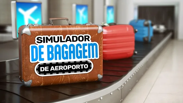 Capa de Simulador de Bagagem de Aeroporto