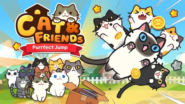 Capa de Cat & Friends: Purrfect Jump