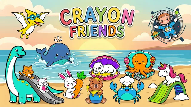 Capa de CRAYON FRIENDS