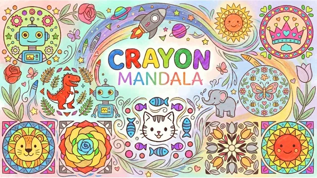 Capa de CRAYON MANDALA