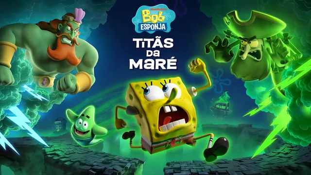Capa de Bob Esponja: Titãs da Maré