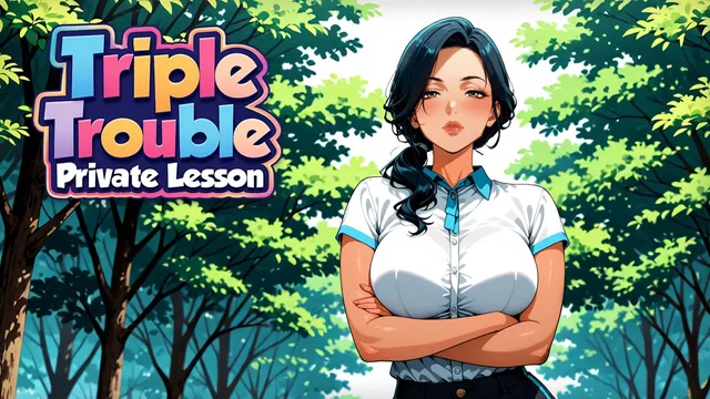 Capa de Triple Trouble: Private Lesson