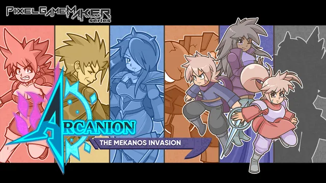 Capa de Pixel Game Maker Series Arcanion: The Mekanos Invasion