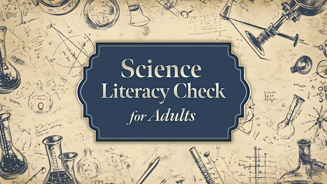 Capa de Science Literacy Check for Adults