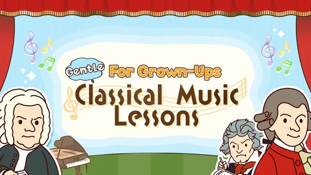 Capa de Gentle Classical Music Course for Grown-Ups