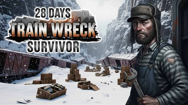 Capa de 28 Days Train Wreck Survivor