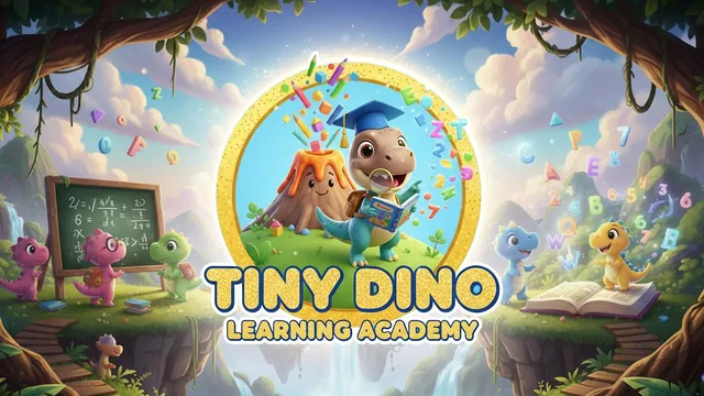 Capa de Tiny Dino Learning Academy