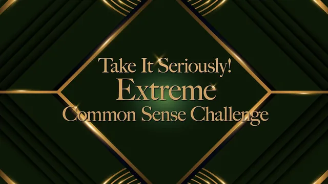 Capa de Take It Seriously! Extreme Common Sense Challenge