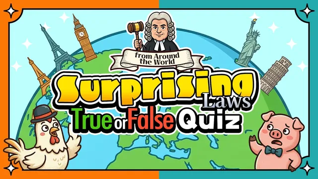 Capa de Surprising Laws Around the World True or False Quiz