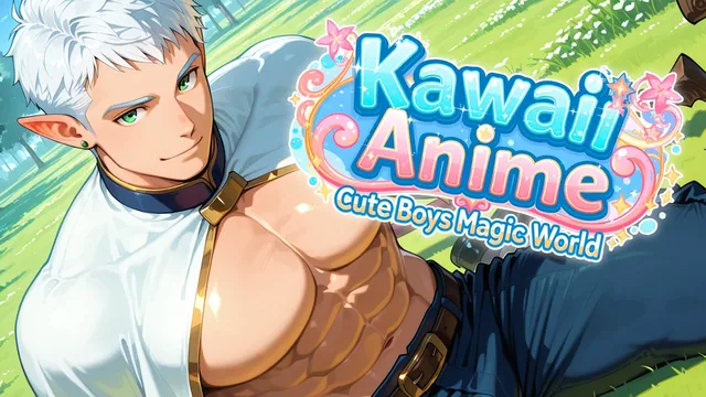Capa de Kawaii Anime: Cute Boys Magic World