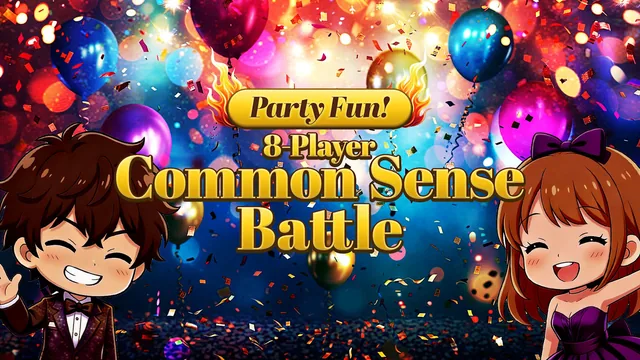 Capa de Party Fun! 8-Player Common Sense Battle