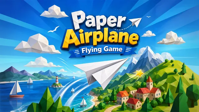Capa de Paper Airplane Flying Game
