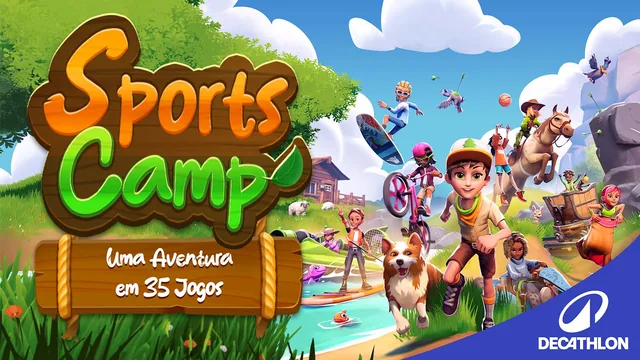 Capa de Sports Camp: Uma Aventura em 35 Jogos