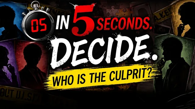 Capa de Decide in 5 Seconds.Who Is the Culprit?