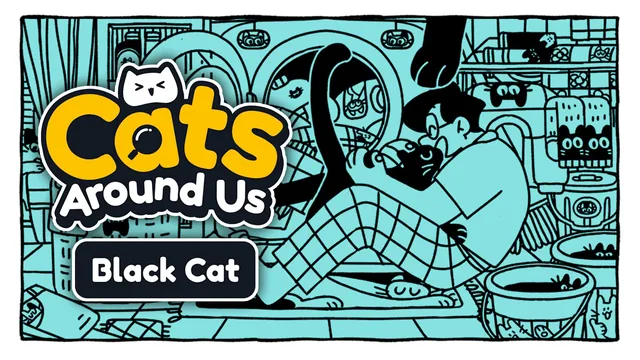 Capa de Cats Around Us: Black Cat