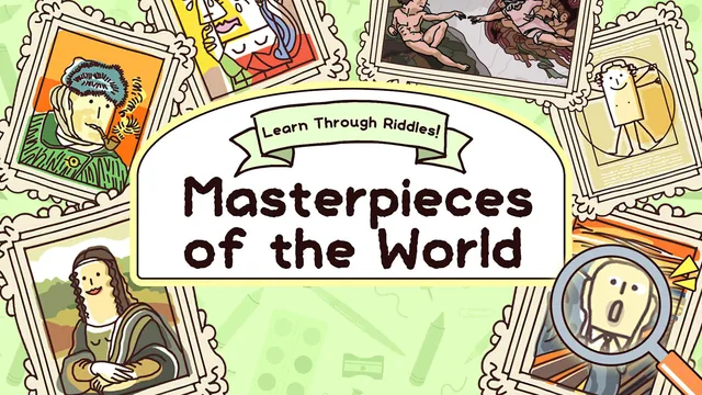 Capa de Learn Through Riddles! Masterpieces of the World