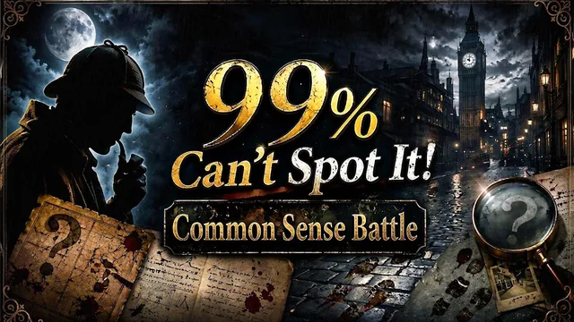 Capa de 99% Can't Spot It! Common Sense Battle
