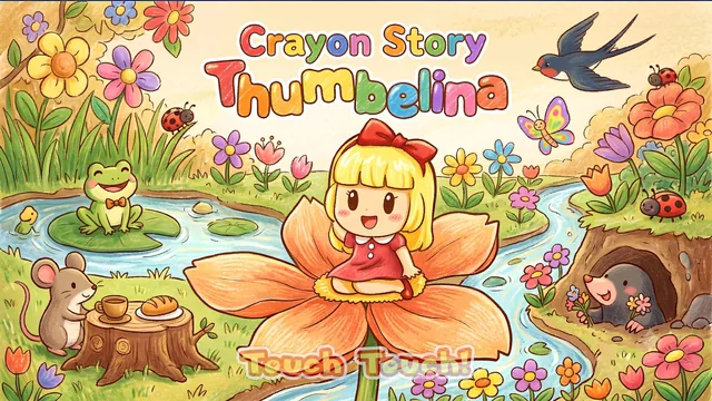 Capa de Crayon Story: Thumbelina