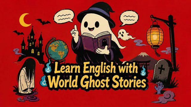 Capa de Learn English with World Ghost Stories