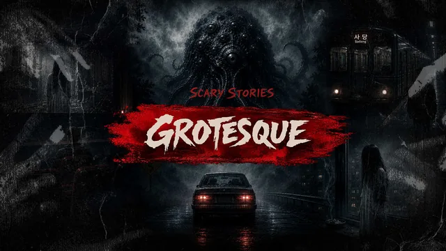 Capa de Scary Stories Grotesque