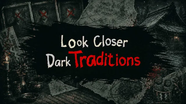 Capa de Look Closer Dark Traditions
