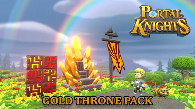 Capa de Portal Knights - Pacote Trono de Ouro