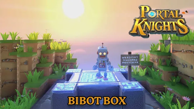 Capa de Portal Knights - Caixa Bibot