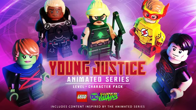 Capa de Pacote de Fase LEGO® DC Super-Vilões Justiça Jovem